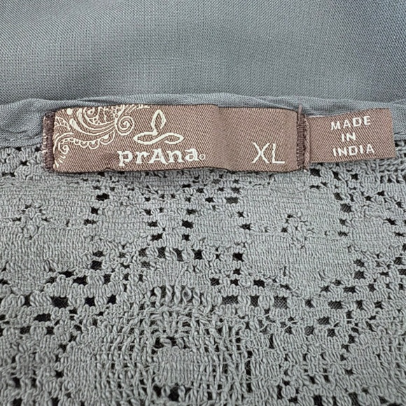 PrAna Robyn Lace Peasant Top Size XL - Picture 5 of 7